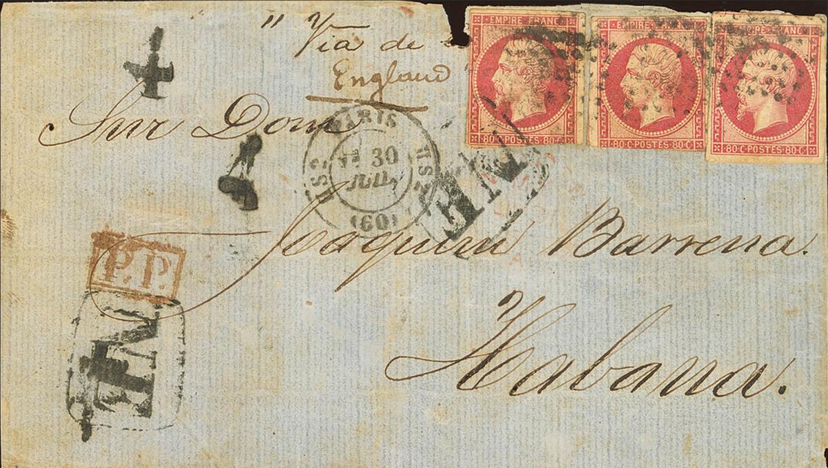 1292 | Cuba. French Post Office