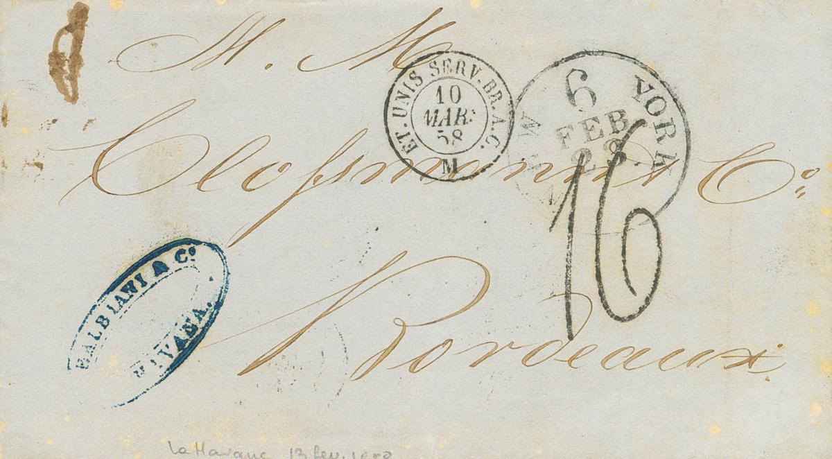 1295 | Cuba. French Post Office