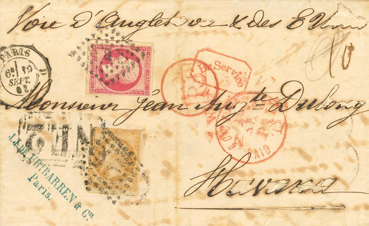 1297 | Cuba. French Post Office