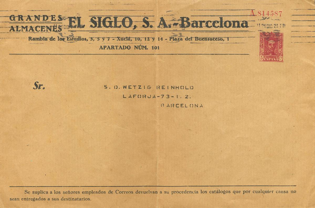 837 | Postal Stationery. Private Postal Stationery