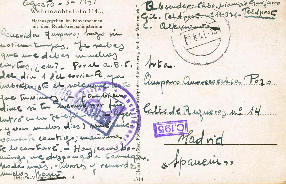 958 | II World War. Blue Division