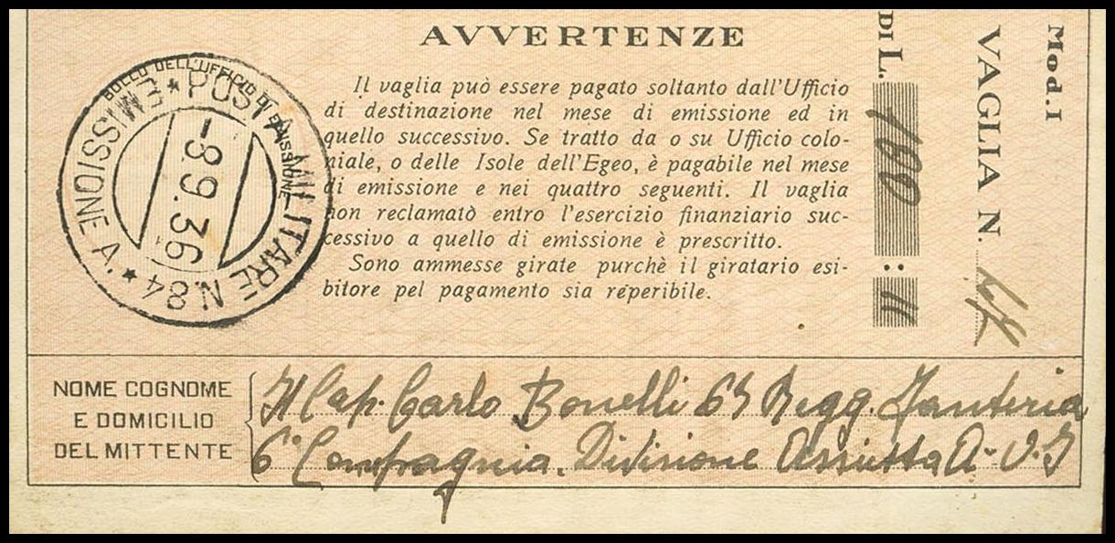 381 | Italy. Military Post Offices