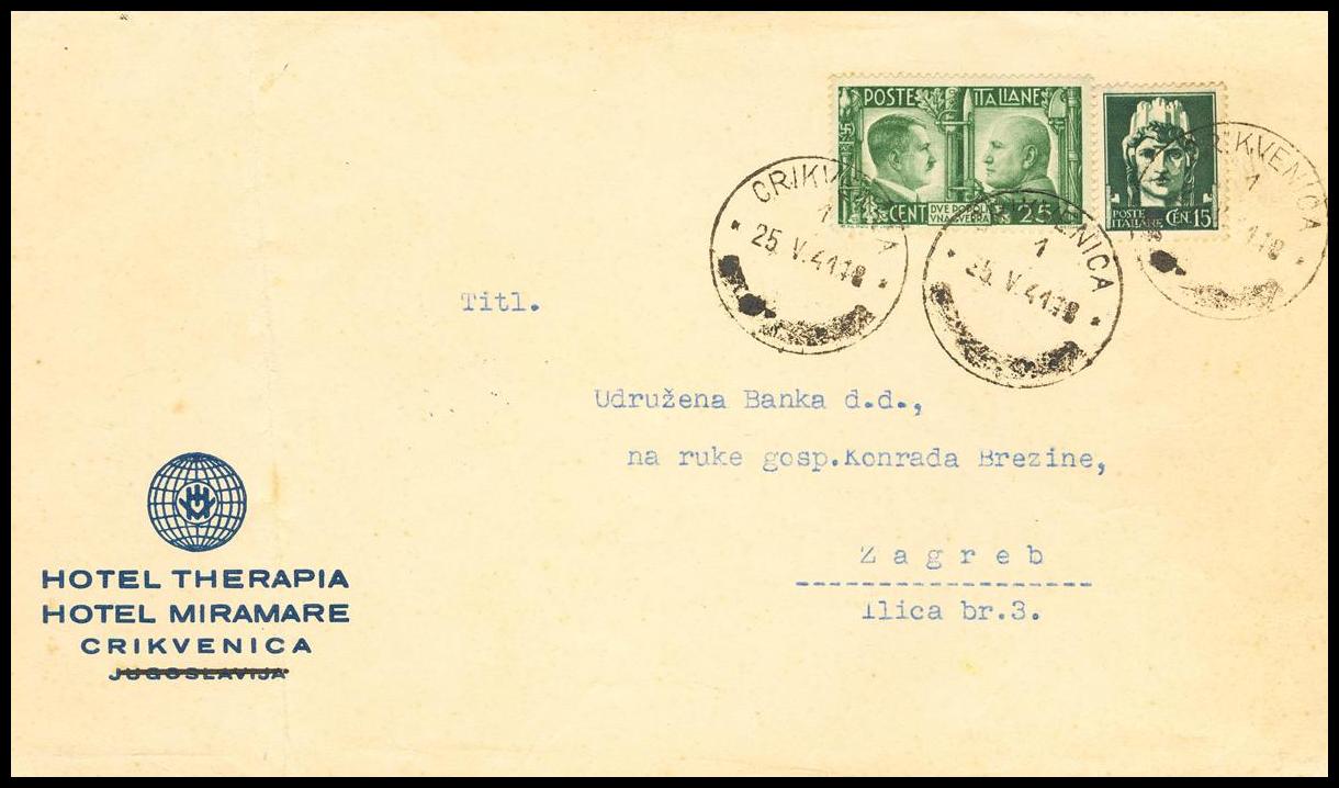 388 | Croatia. Italian Occupation