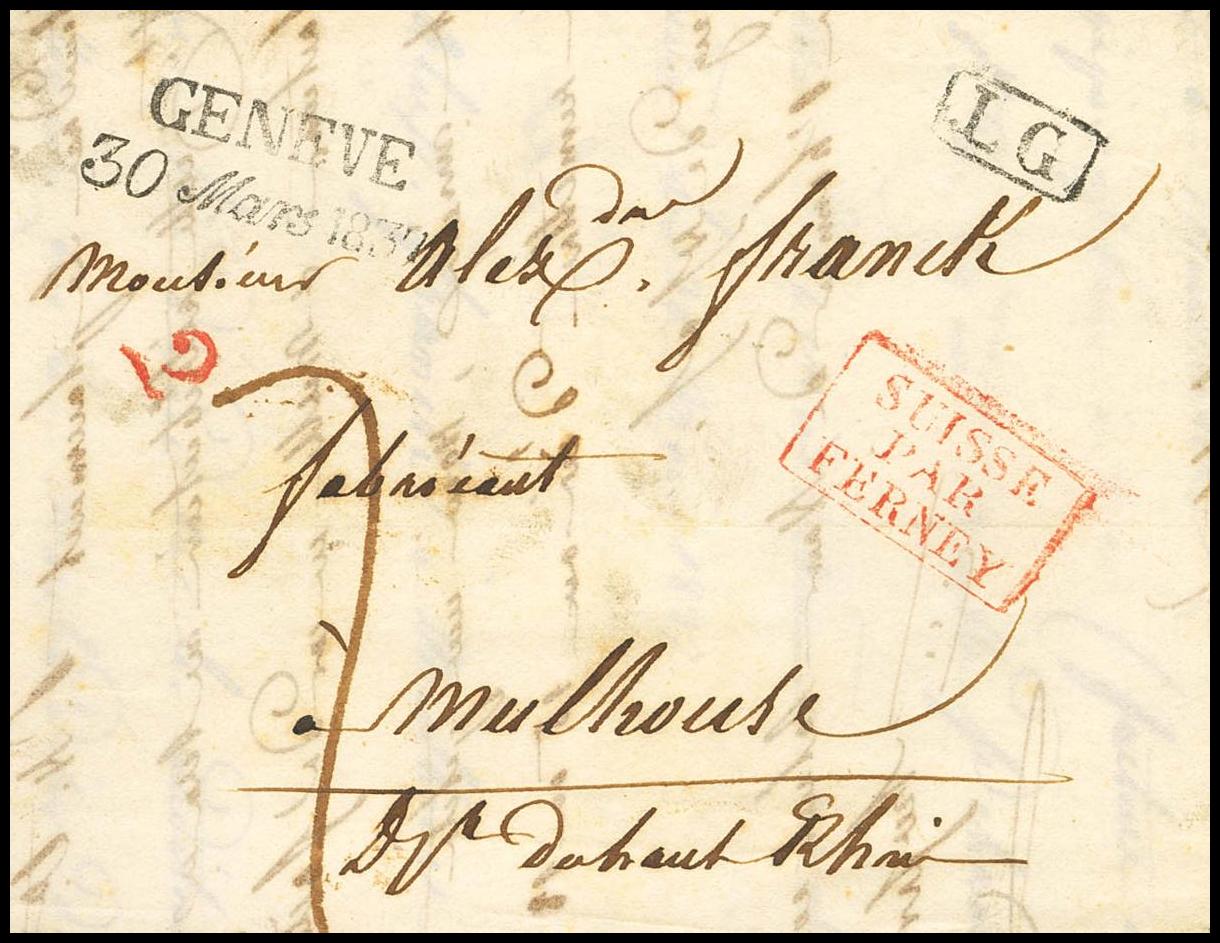464 | Switzerland. Prephilately