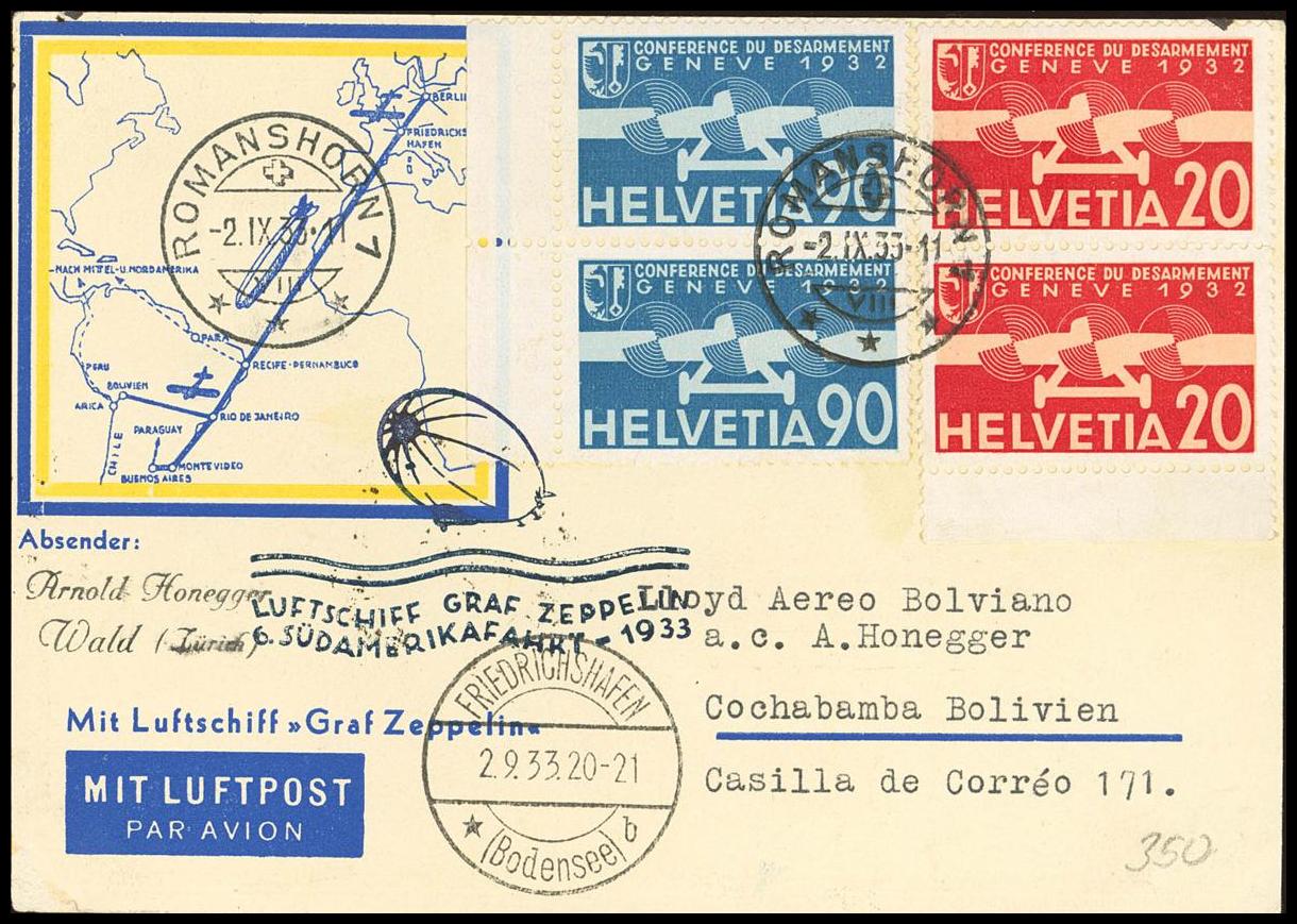 482 | Switzerland. Airmail