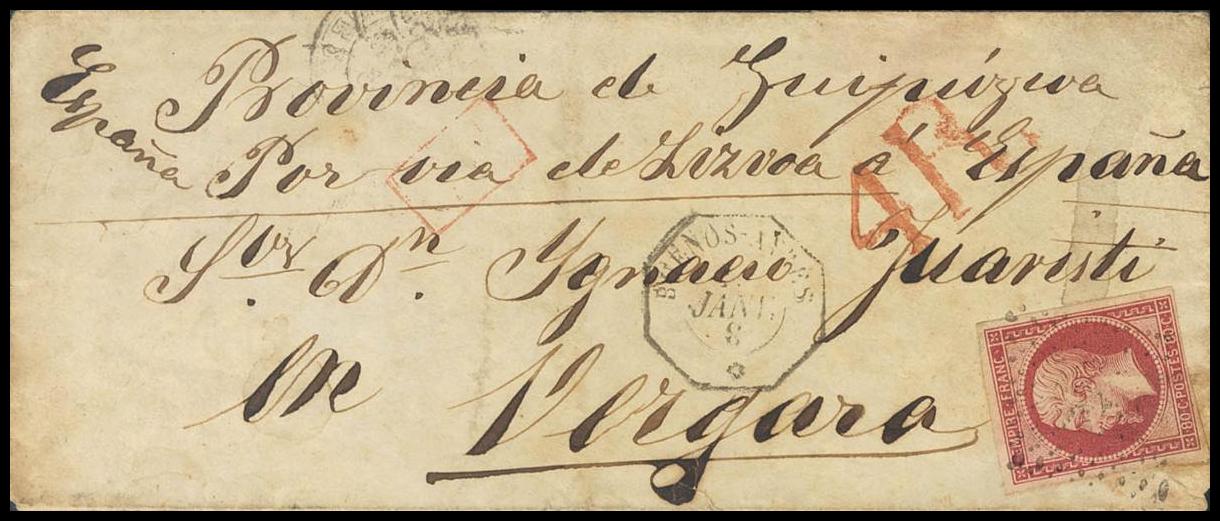 505 | Argentina. French Post Office