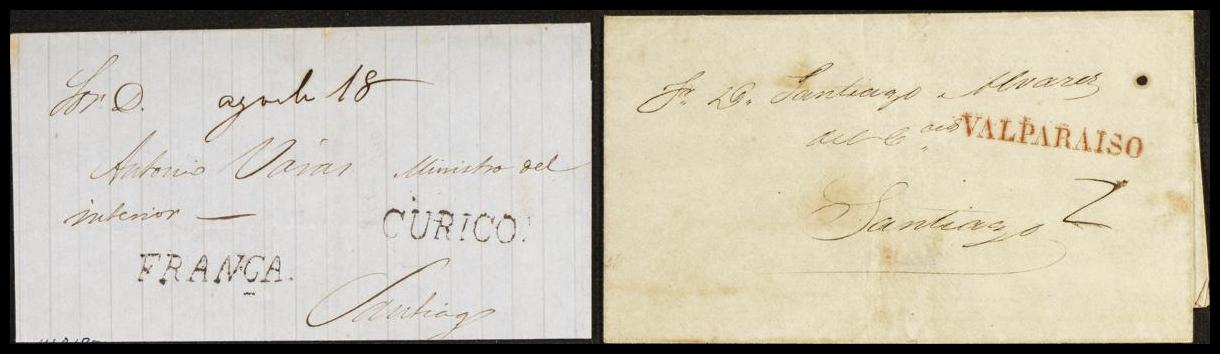 542 | Chile. Prephilately