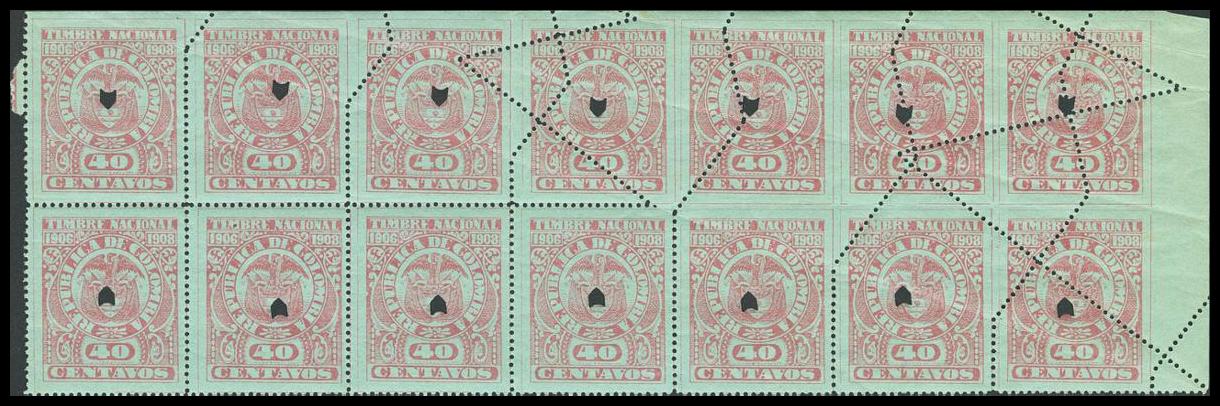 574 | Colombia. Postal Fiscal Stamp