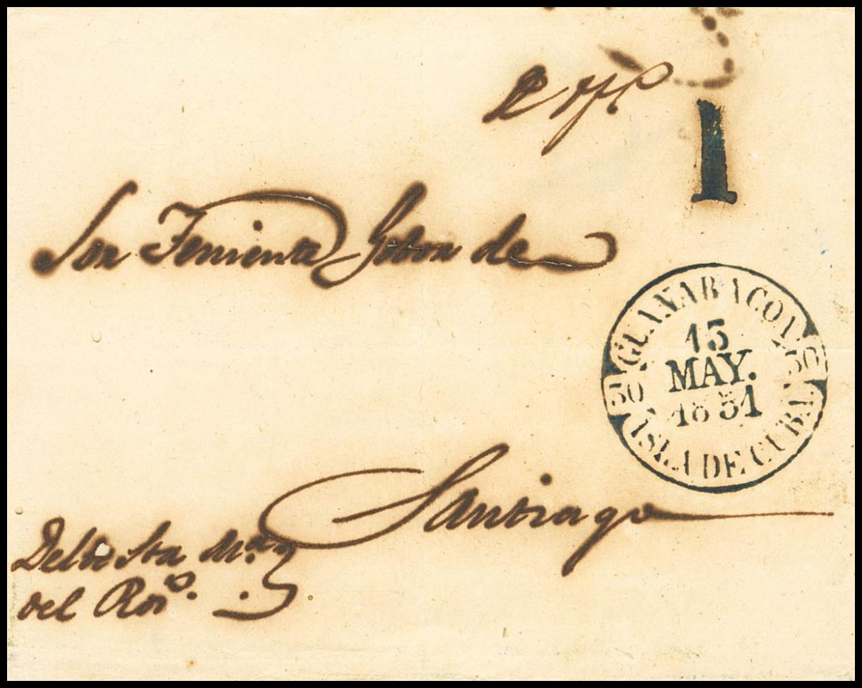 1584 | Cuba. Prephilately