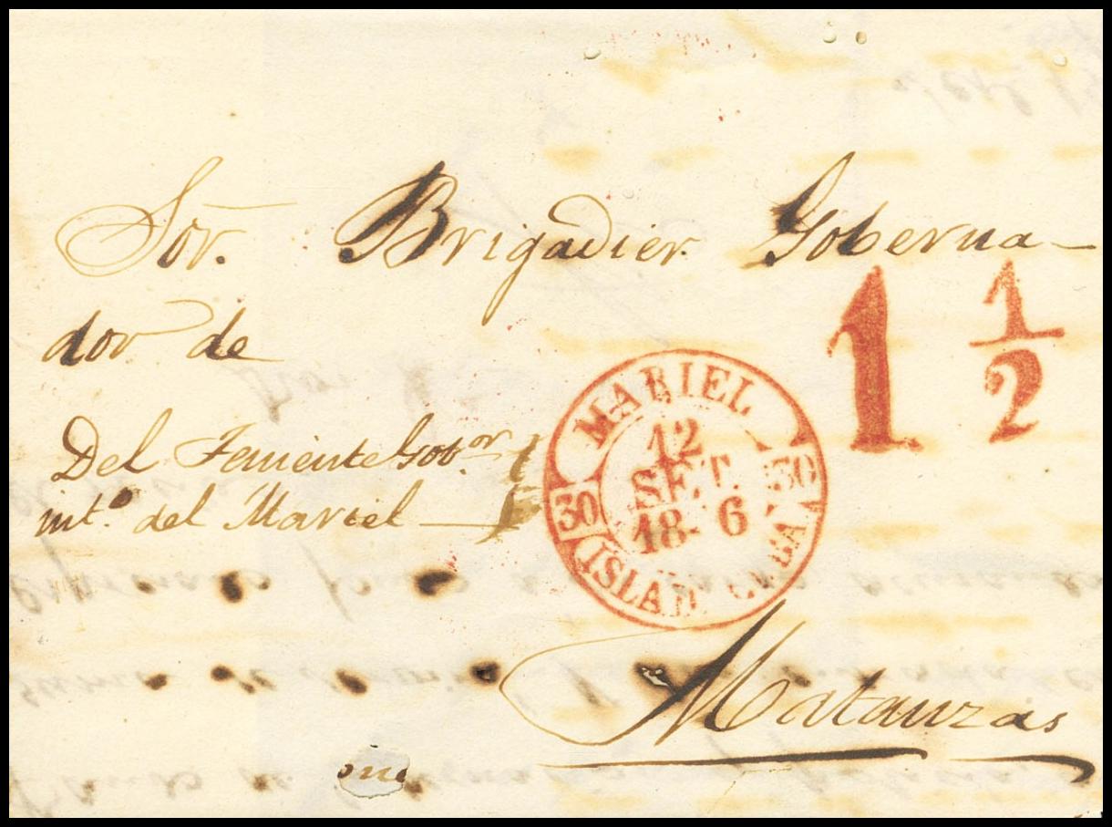 1587 | Cuba. Prephilately