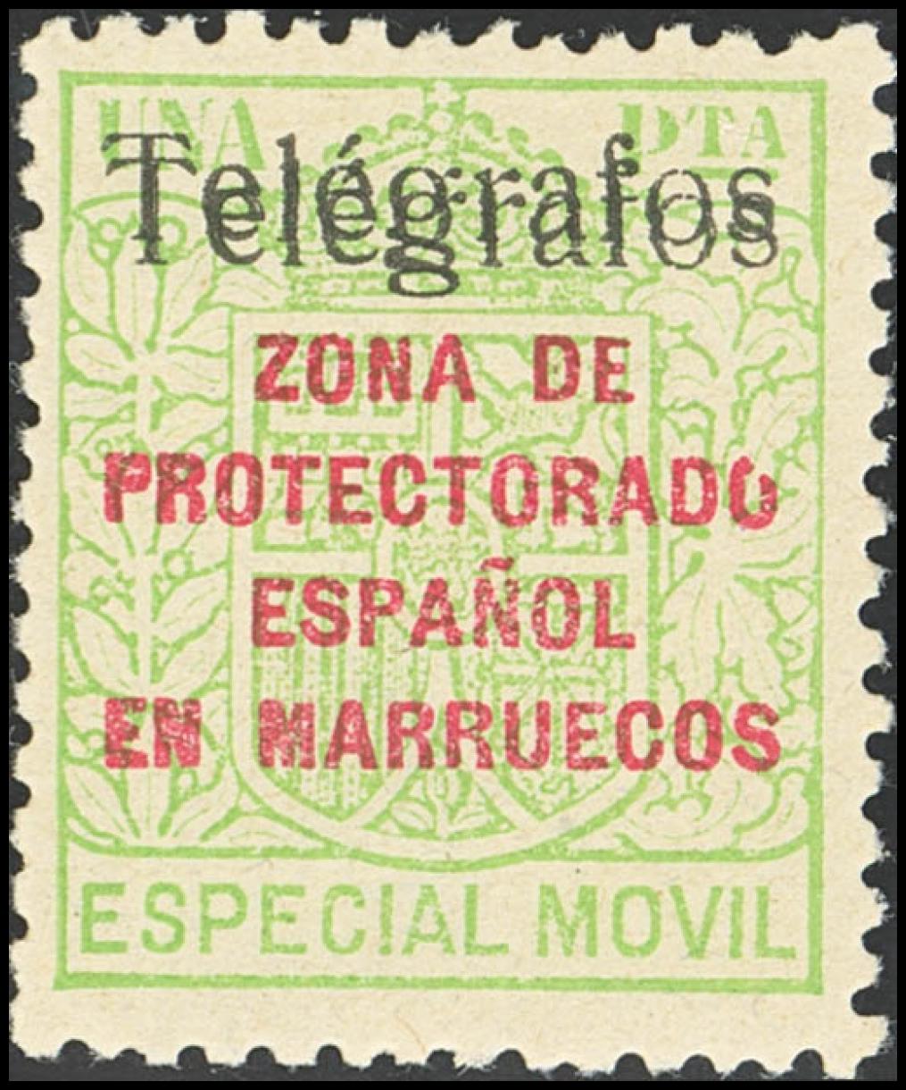 1908 | Marruecos. Telégrafos