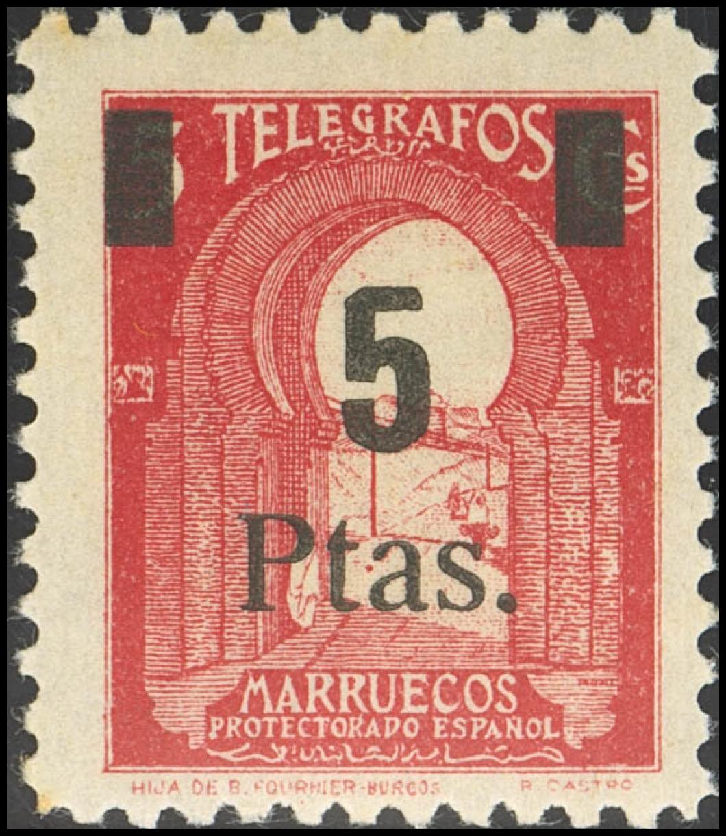 1913 | Marruecos. Telégrafos