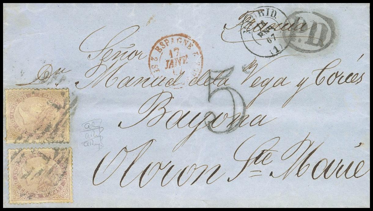 488 | Spain. Postal Forgery