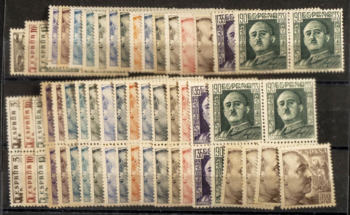 112 | Spanish Collection. Sets and stamps stock