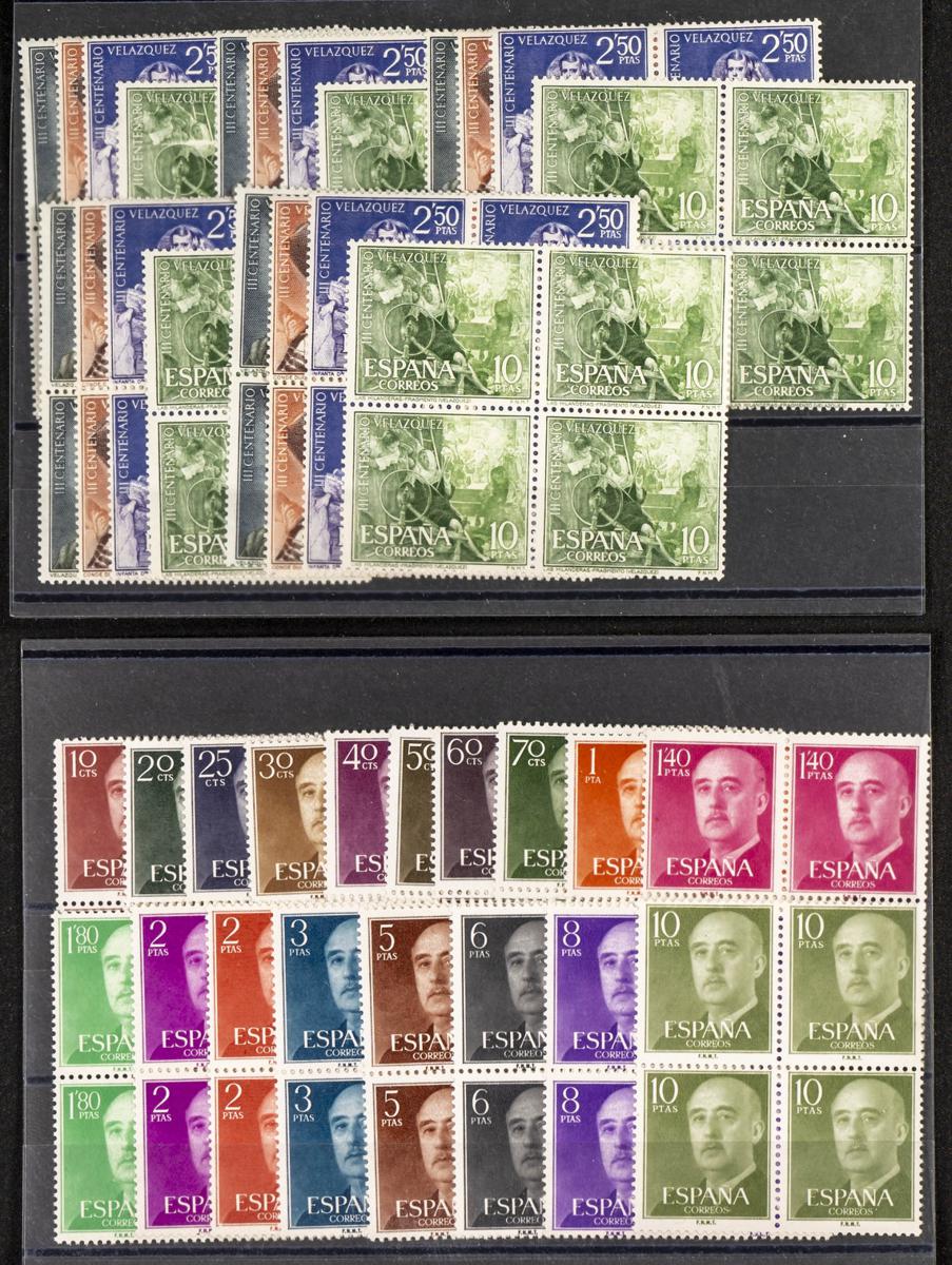127 | Spanish Collection. Sets and stamps stock