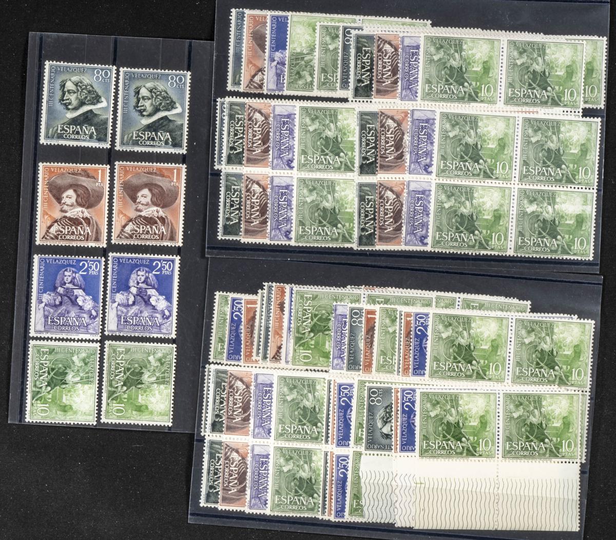 139 | Spanish Collection. Sets and stamps stock