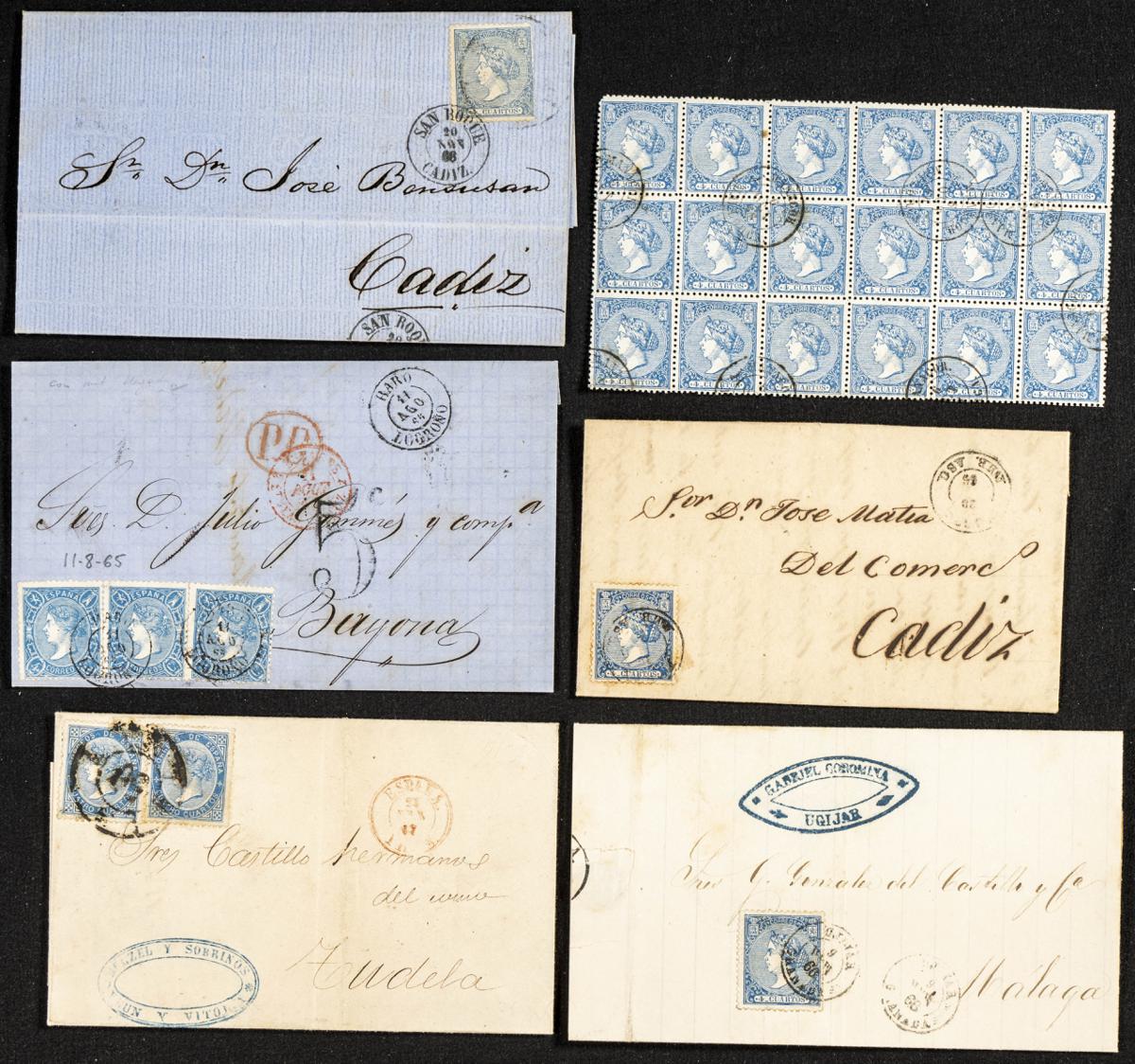 13 | Lotes y Colecciones.España. Historia Postal