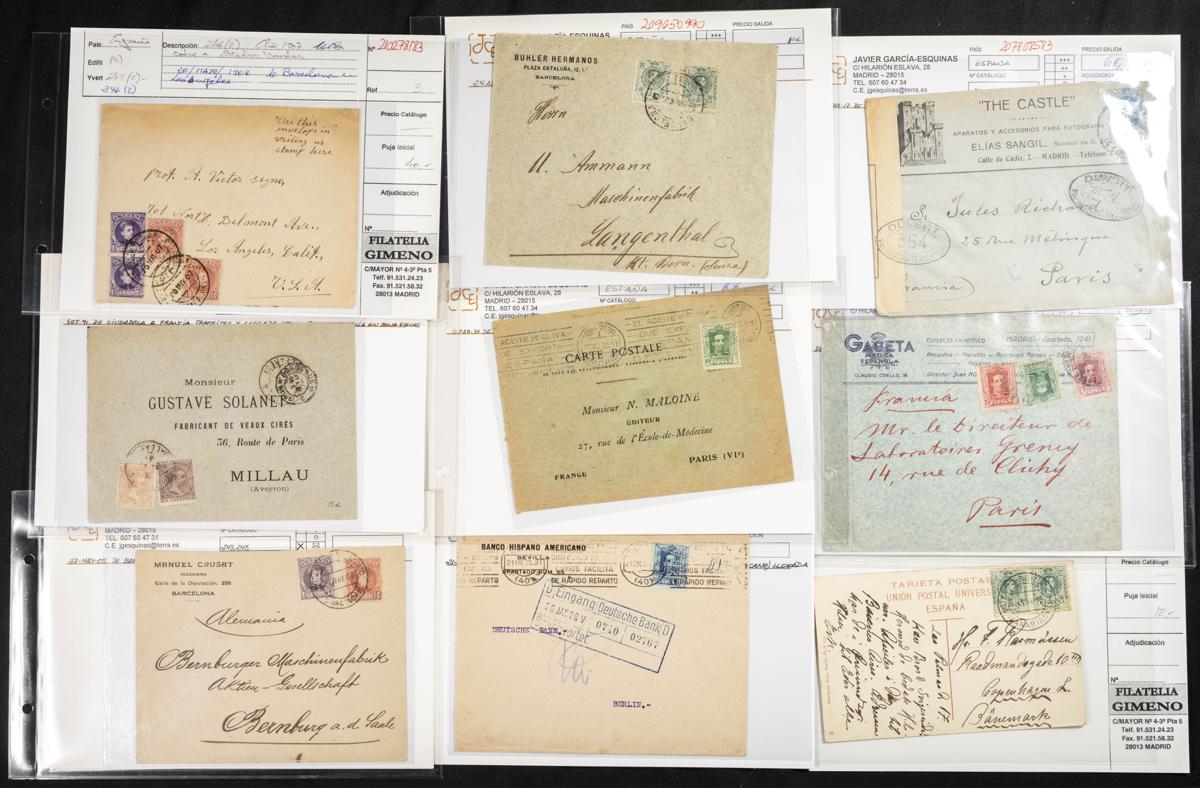19 | Lotes y Colecciones.España. Historia Postal