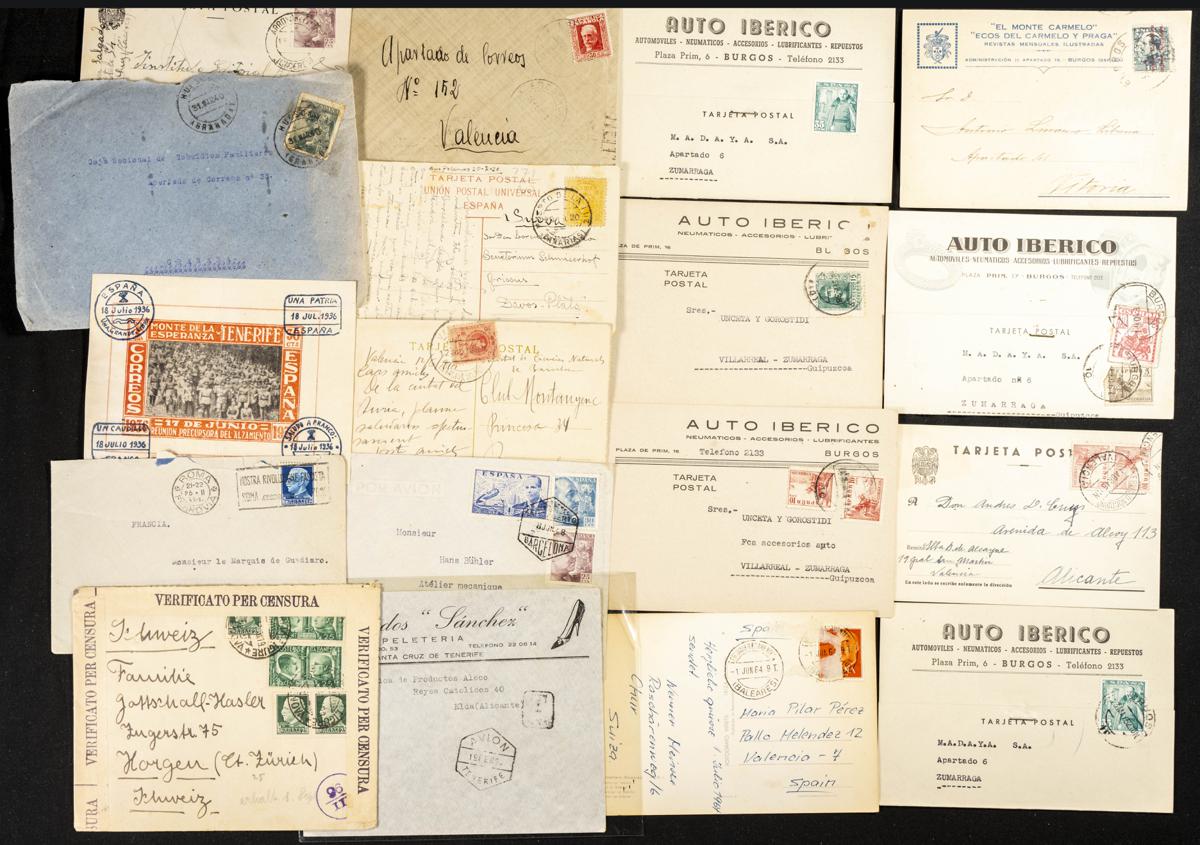 27 | Lotes y Colecciones.España. Historia Postal