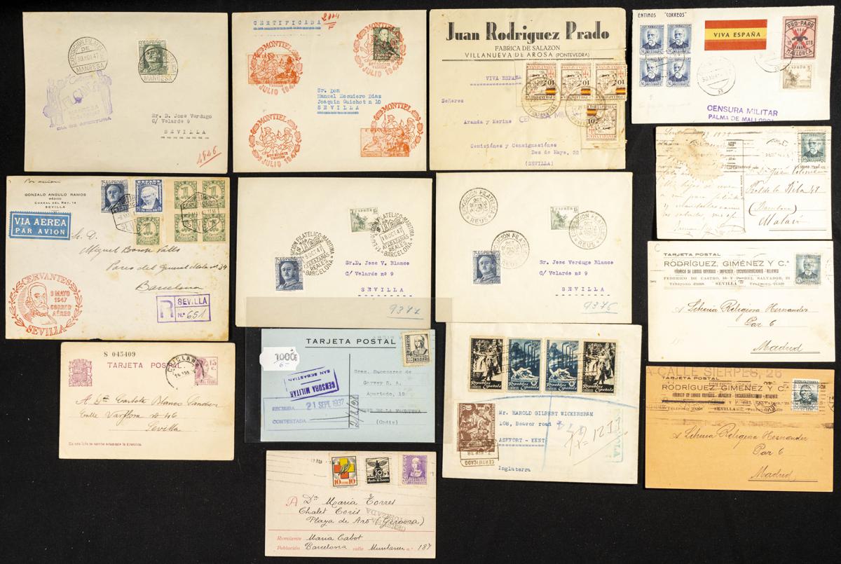 33 | Lotes y Colecciones.España. Historia Postal