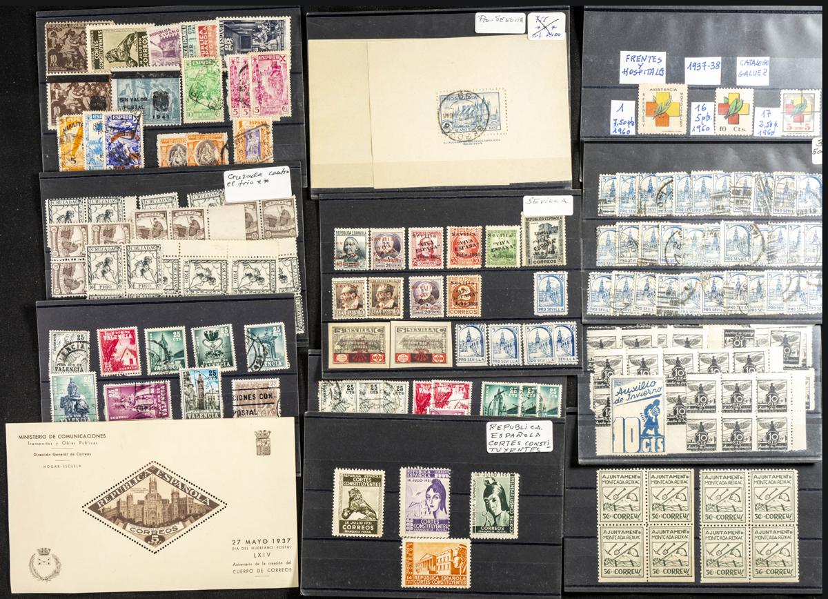 439 | Spanish Collection Various. Local Stamps