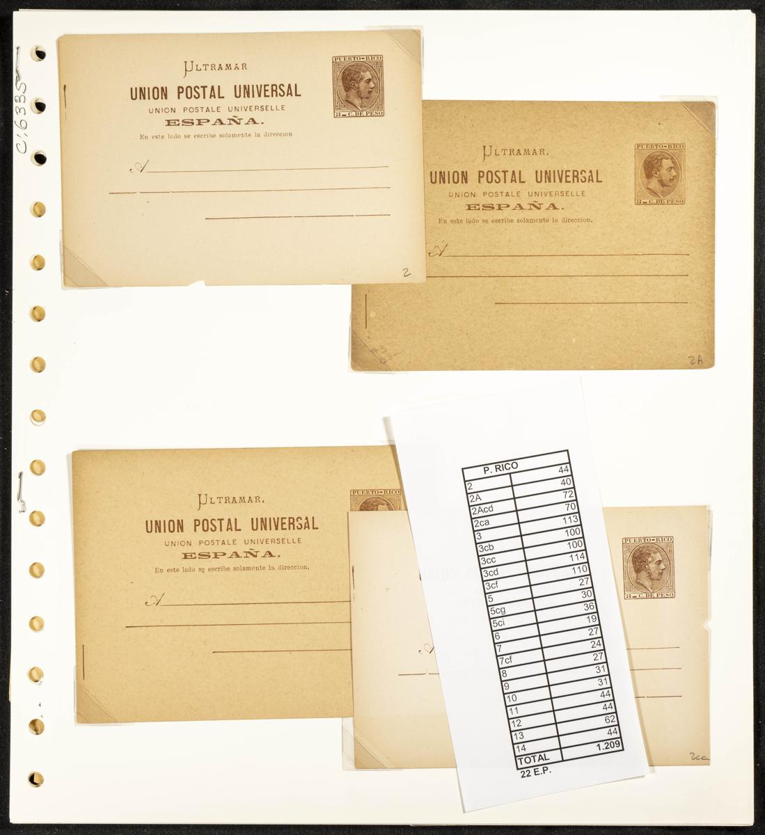 514 | Puerto Rico. Lots and Collections. Colonies