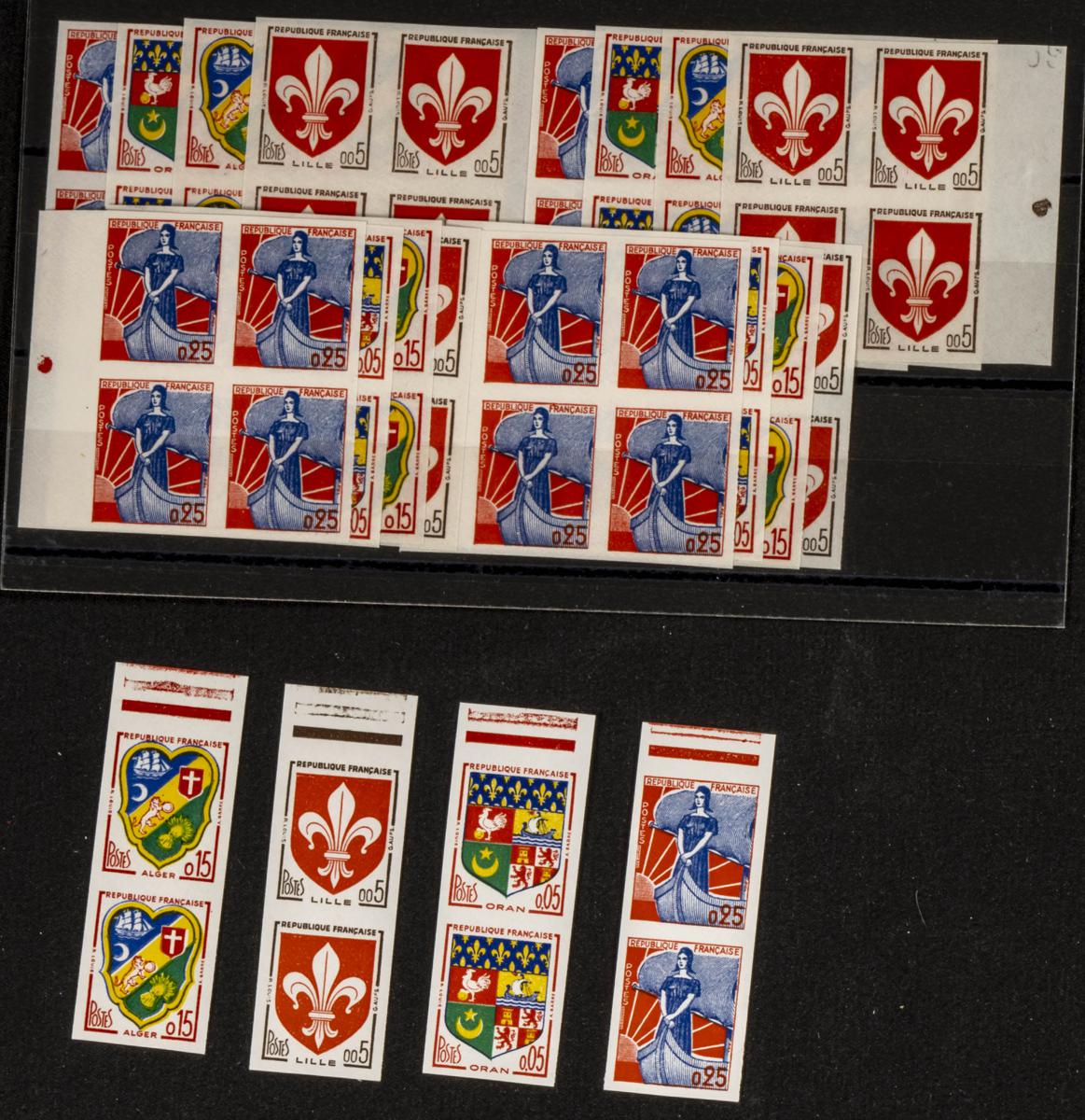 571 | Francia. Stock de Series y Sellos