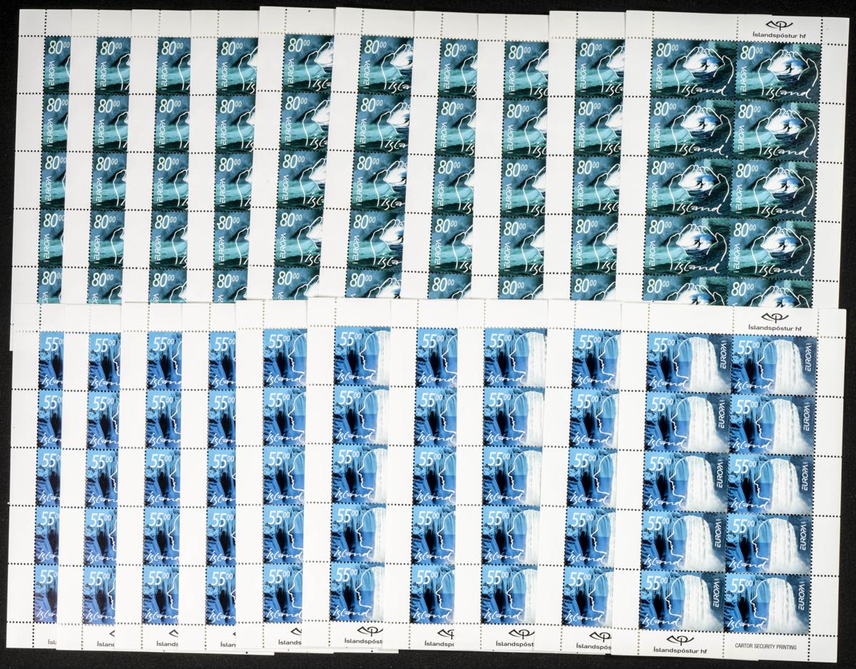648 | Islandia. Stock de Series y Sellos