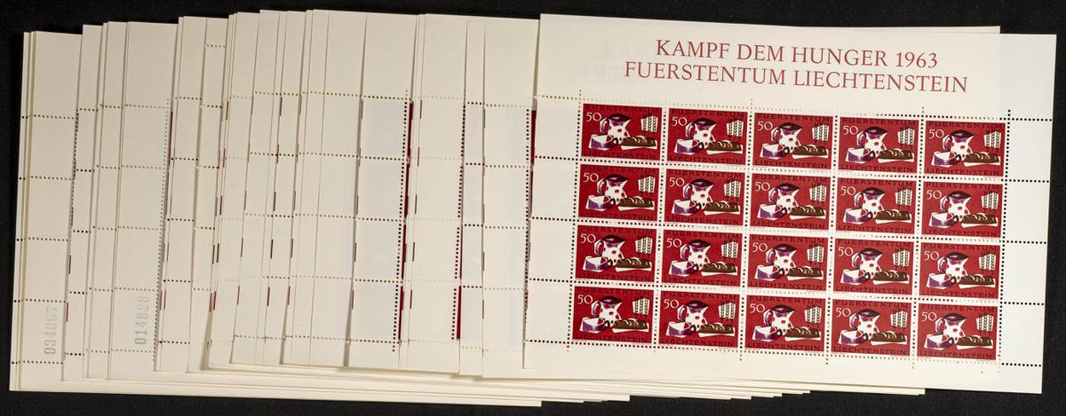 665 | Liechtenstein. Stock de Series y Sellos