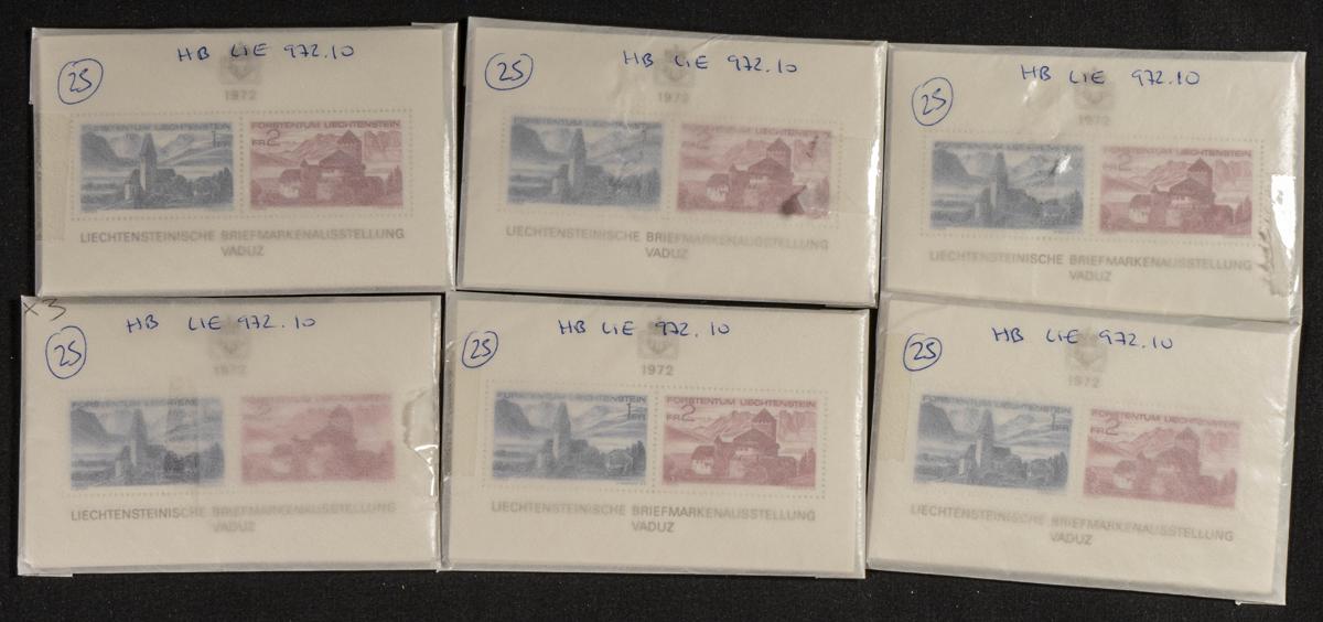 699 | Liechtenstein. Stock de Series y Sellos