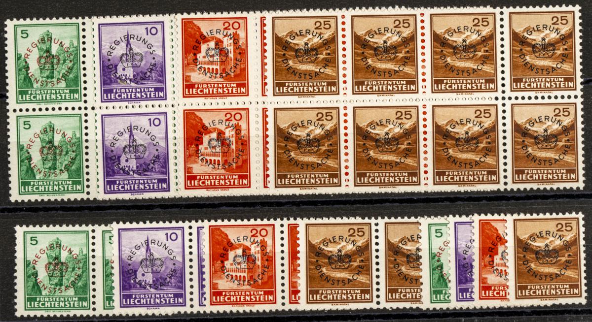 702 | Liechtenstein. Sets and stamps stock