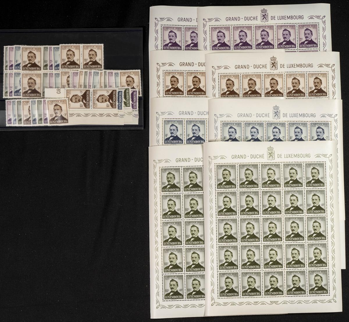 715 | Luxembourg. Sets and stamps stock
