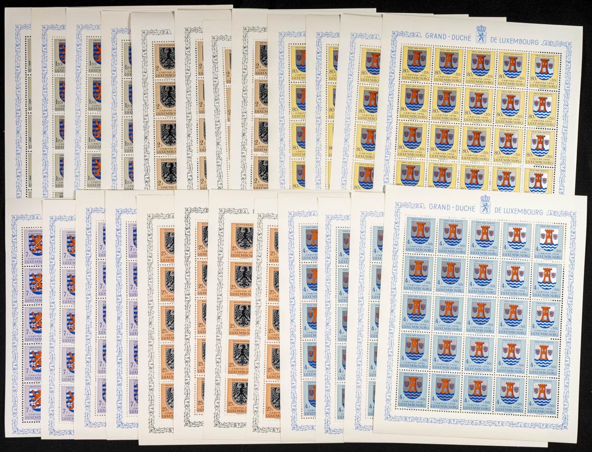 729 | Luxembourg. Sets and stamps stock