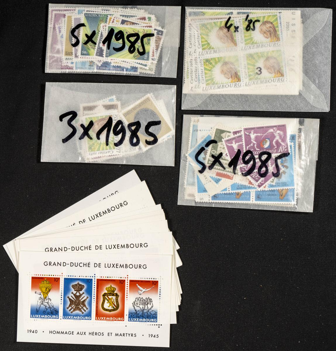 770 | Luxemburgo. Stock de Series y Sellos