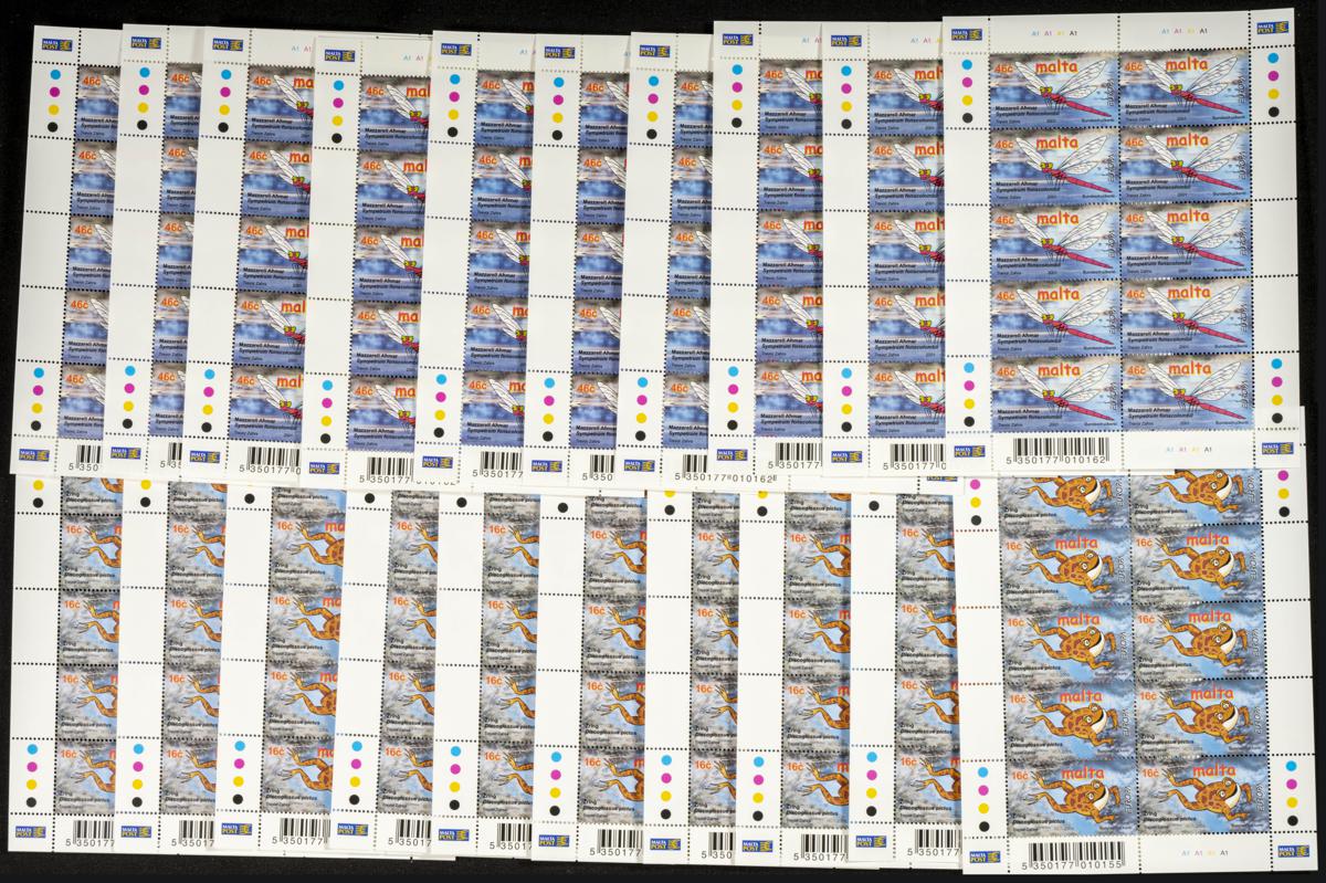 784 | Malta. Stock de Series y Sellos