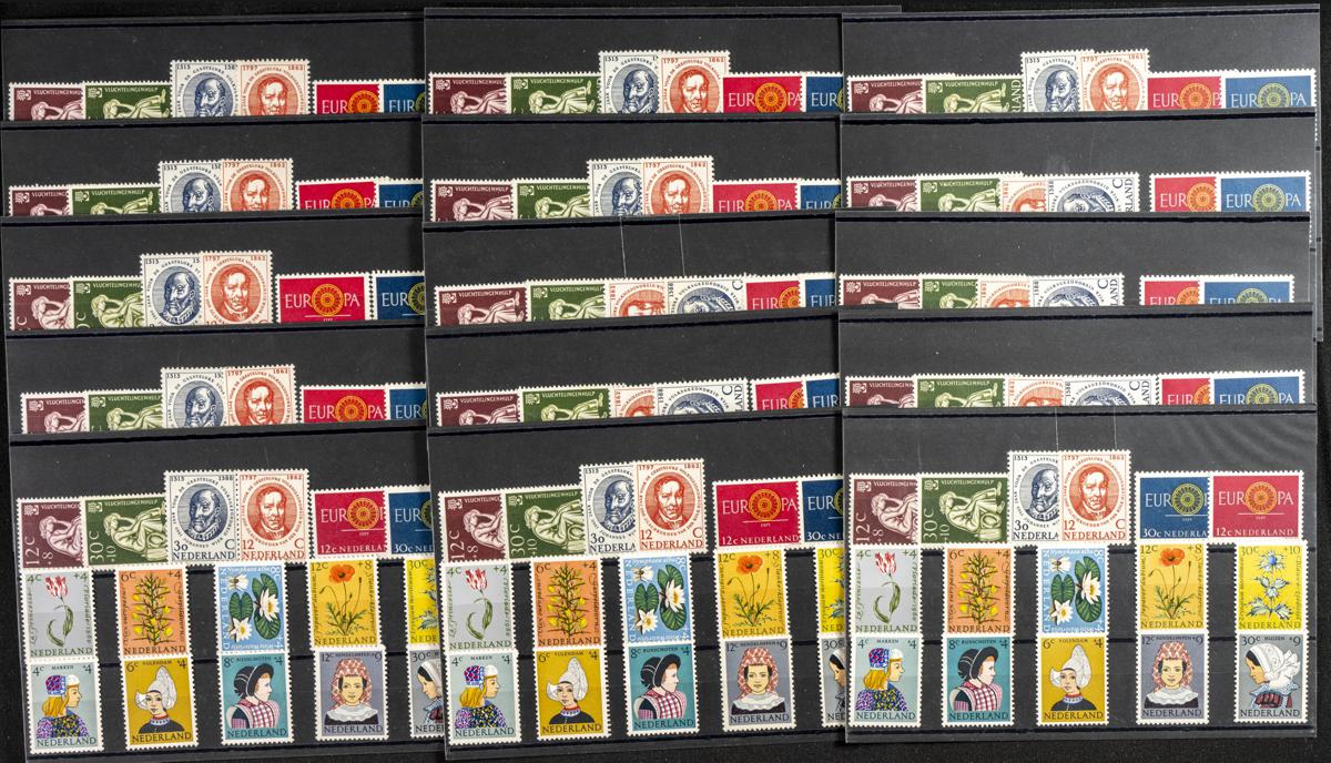 809 | Netherlands. Sets and stamps stock