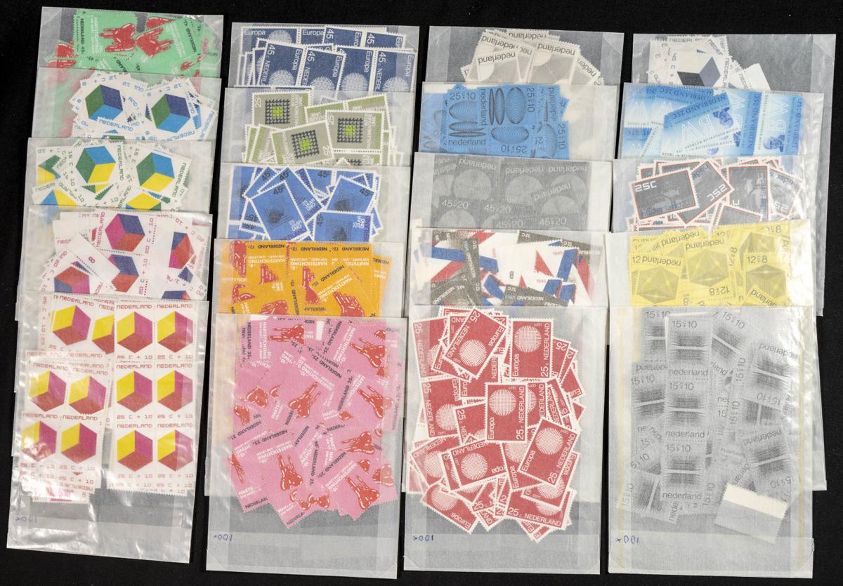 824 | Netherlands. Sets and stamps stock