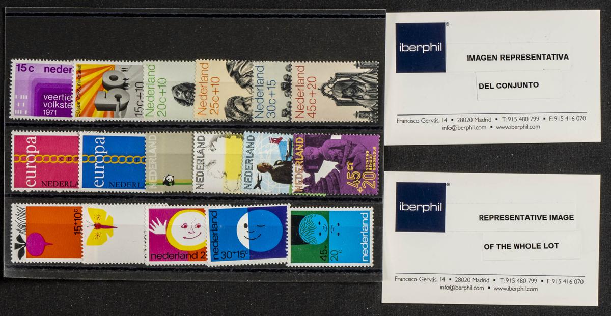 825 | Netherlands. Sets and stamps stock