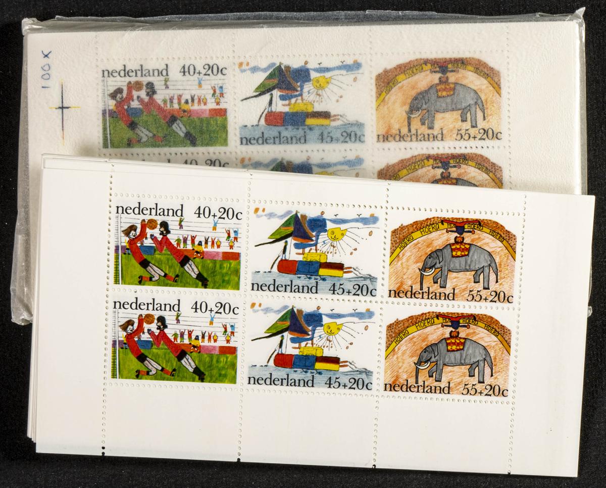 855 | Países Bajos. Stock de Series y Sellos