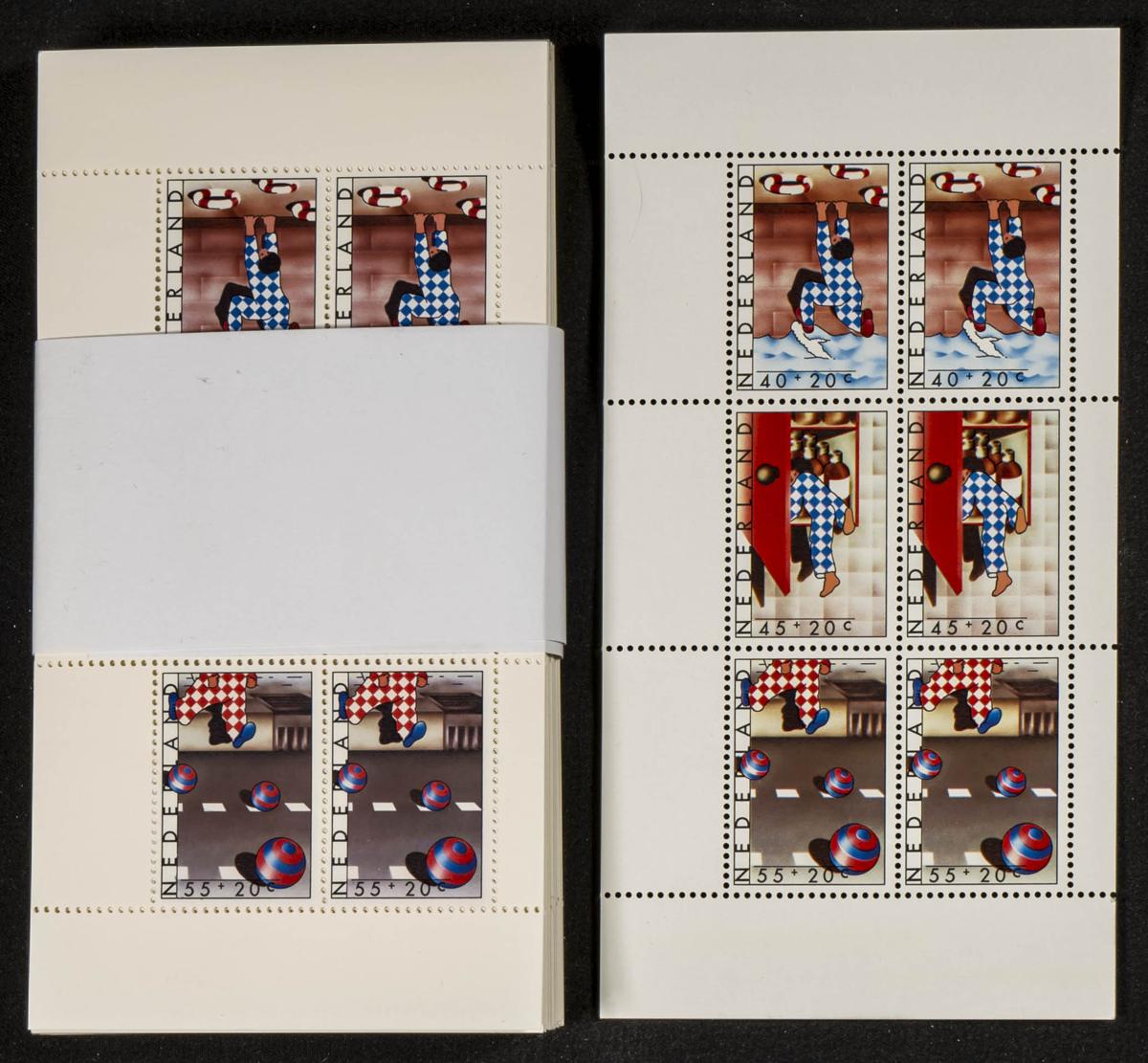 857 | Países Bajos. Stock de Series y Sellos