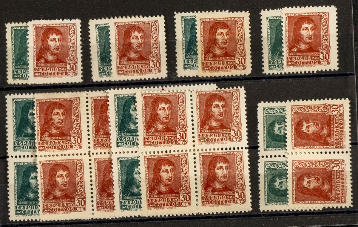 86 | Spanish Collection. Sets and stamps stock