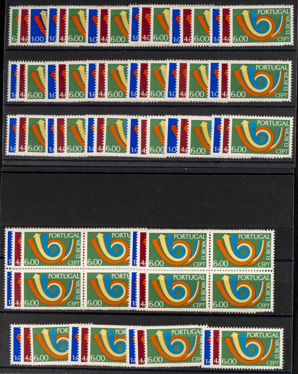 888 | Portugal. Stock de Series y Sellos
