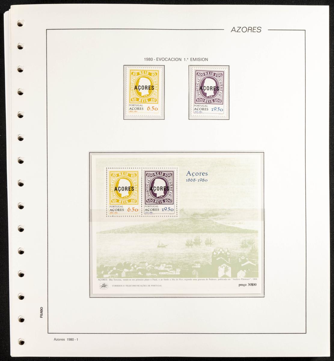 912 | Azores. Lotes y Colecciones.Extranjero