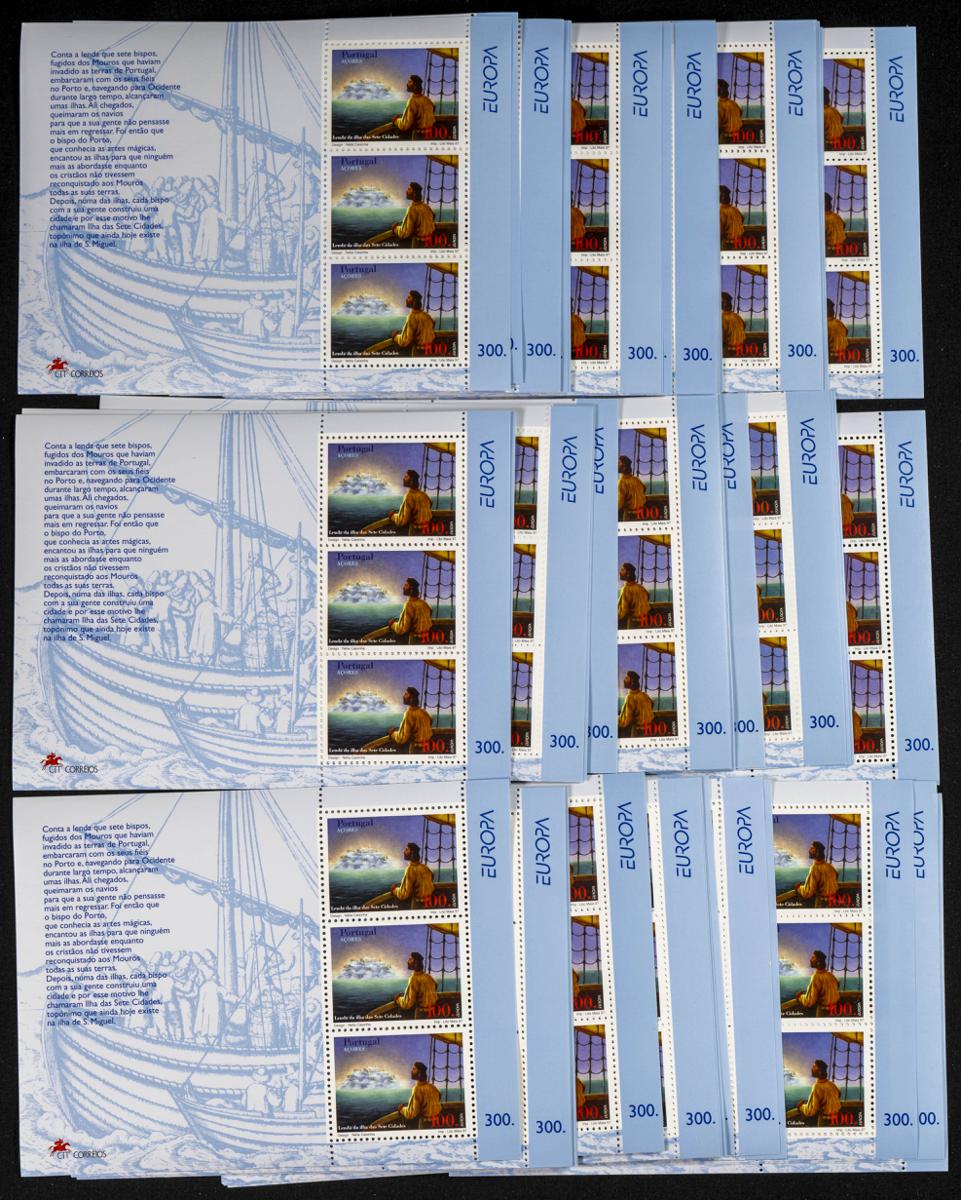 916 | Azores. Stock de Series y Sellos