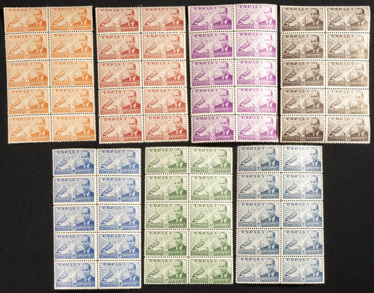 96 | Spanish Collection. Sets and stamps stock