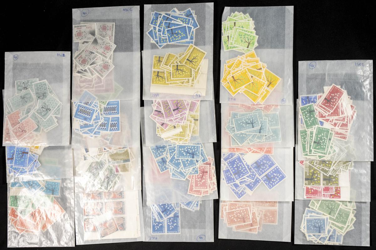 976 | Theme Europa. Sets and stamps stock