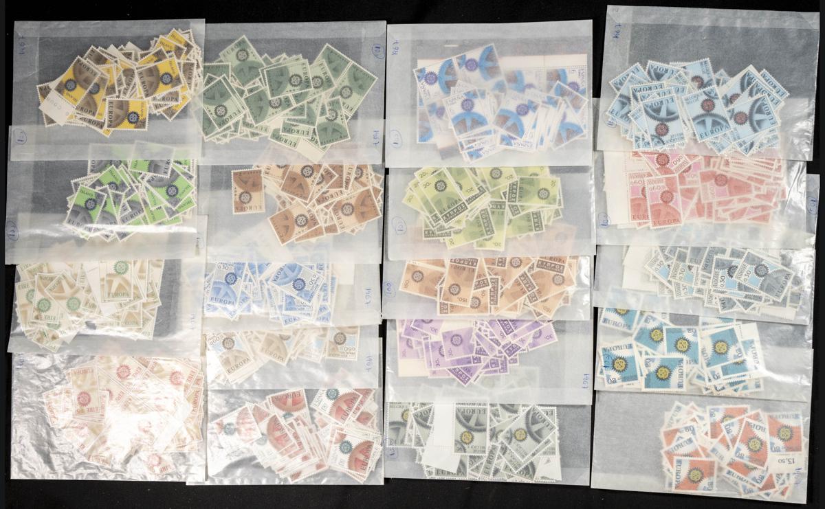 980 | Theme Europa. Sets and stamps stock