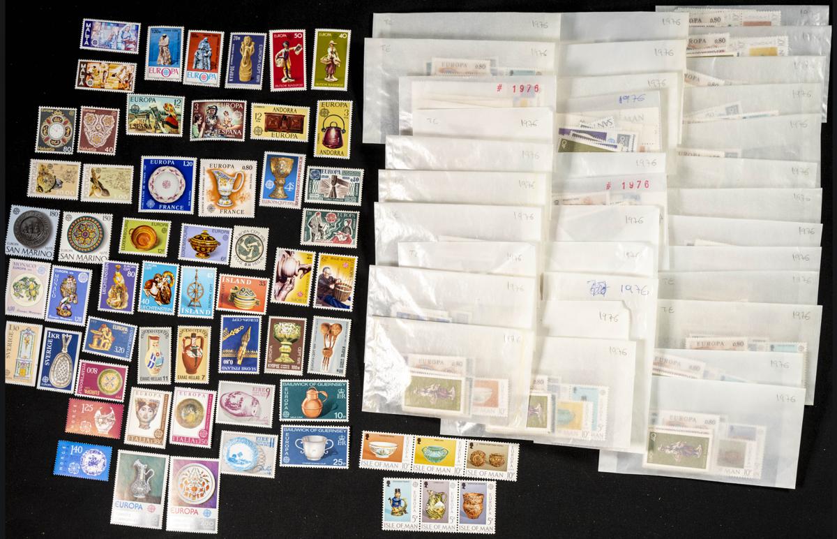 987 | Theme Europa. Sets and stamps stock