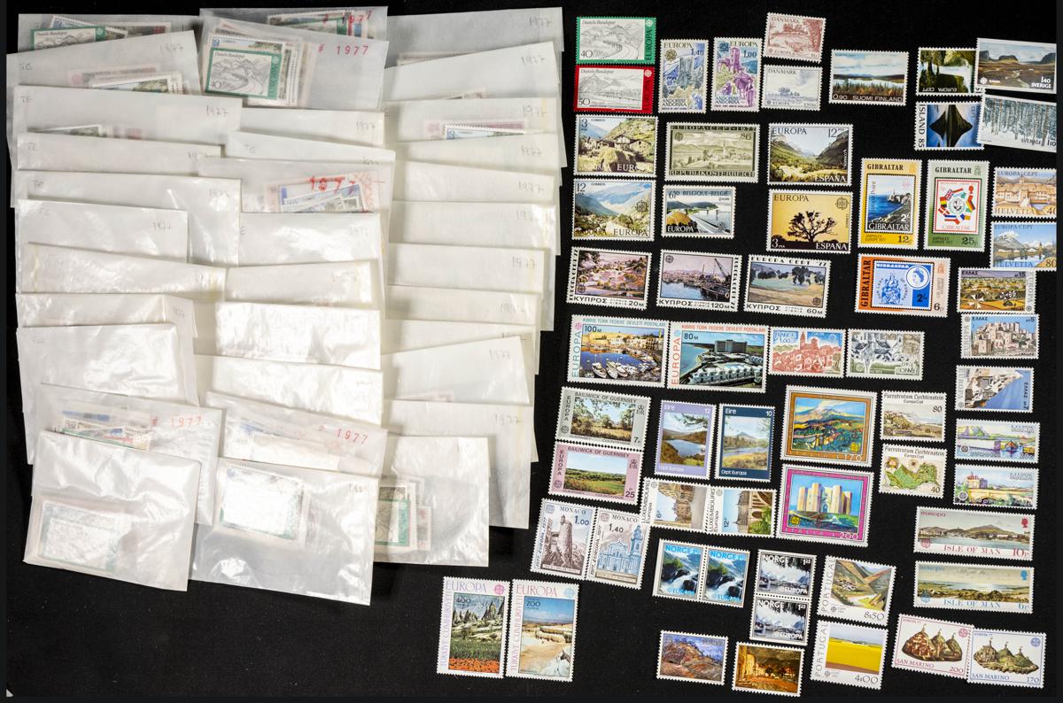 988 | Theme Europa. Sets and stamps stock