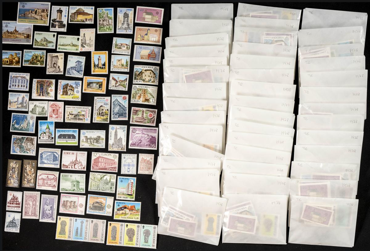 989 | Theme Europa. Sets and stamps stock